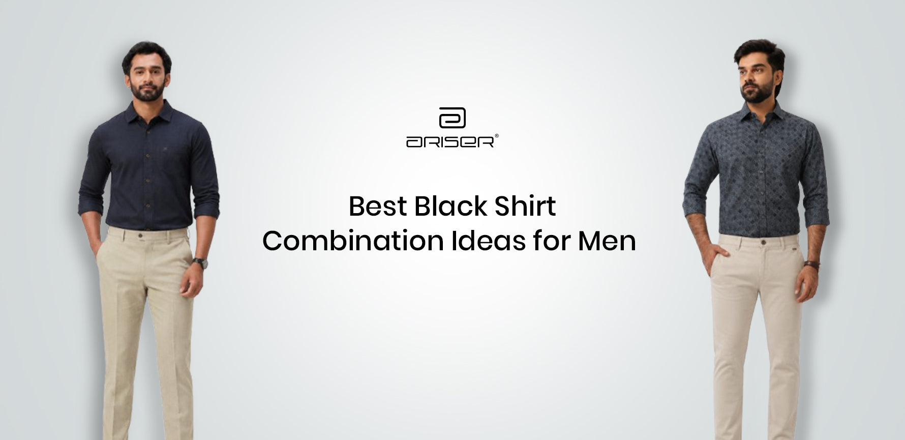 does a black dress shirt go with khaki pants Khaki Pants Black Shirt Mens