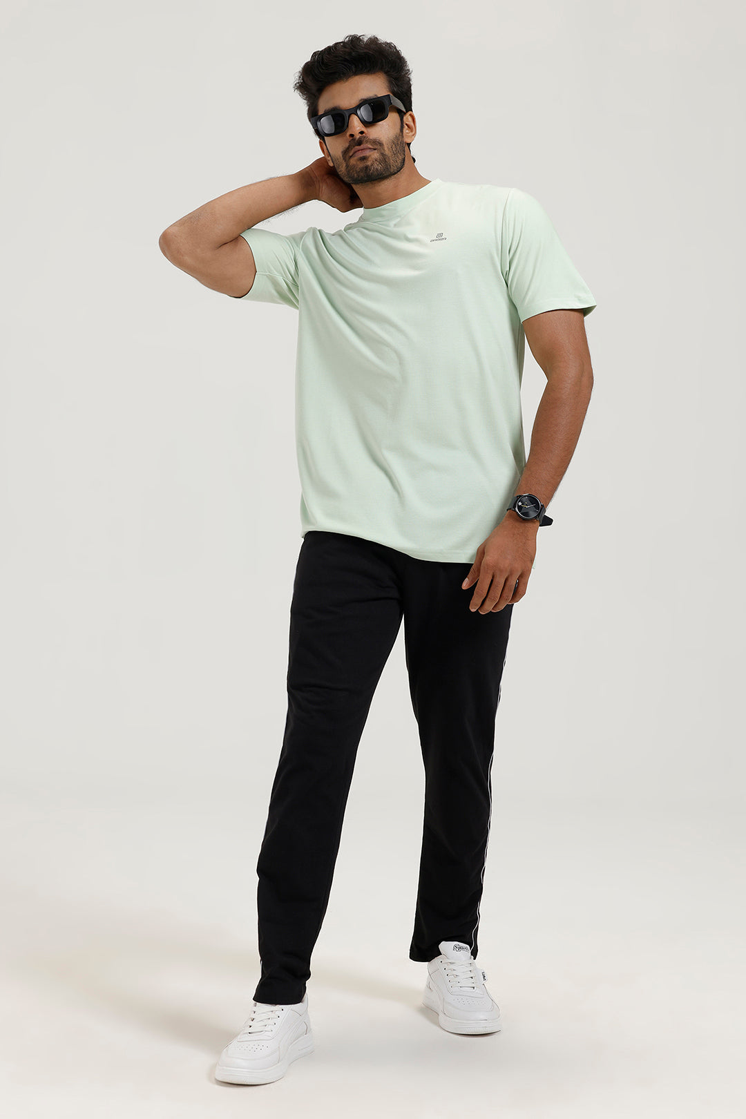 Sporty light teal green T-shirt for men – Ariser collection