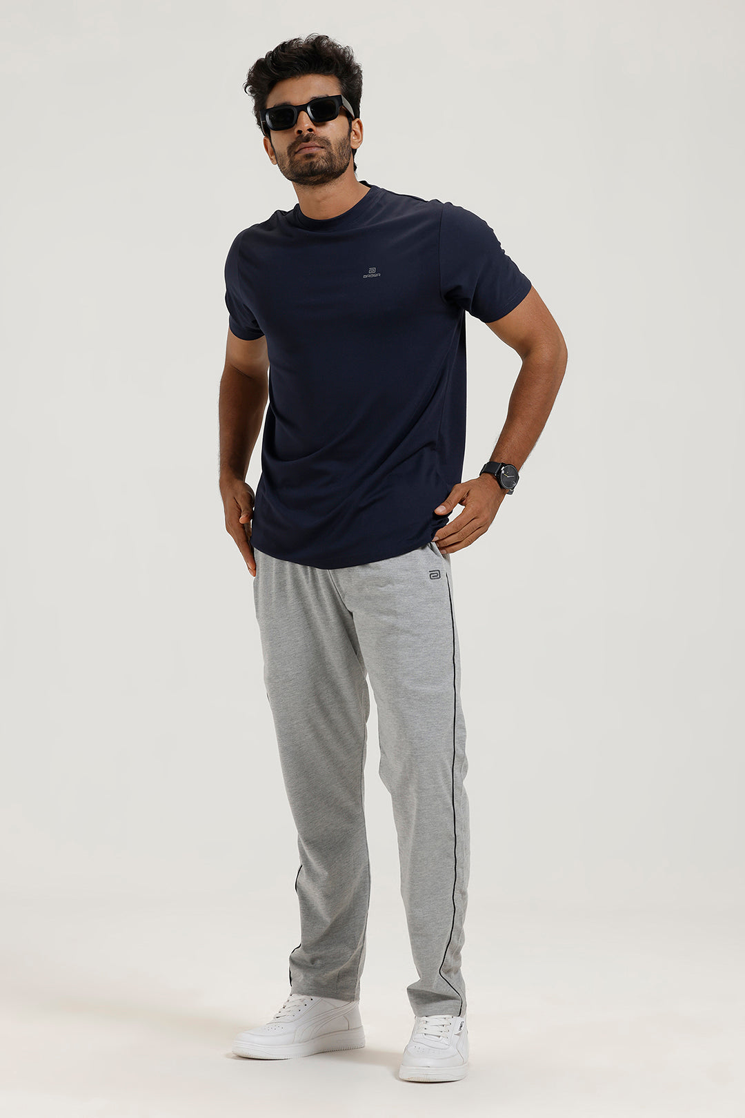 Elegant Dark Blue sport T-shirt for men from Ariser, ideal for daily and active wear.