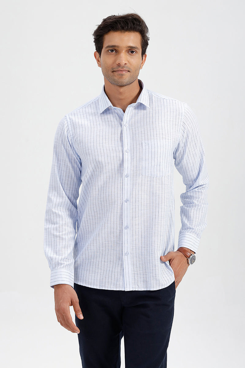 Men's Casual Poly Cotton Shirt