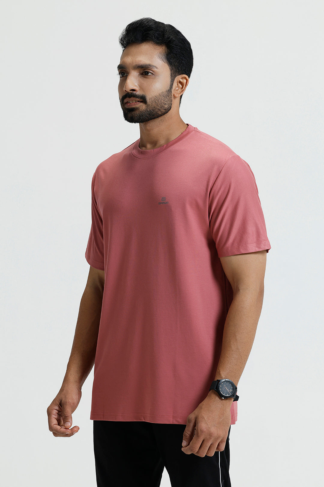 Ariser men’s solid soft red sport T-shirt
