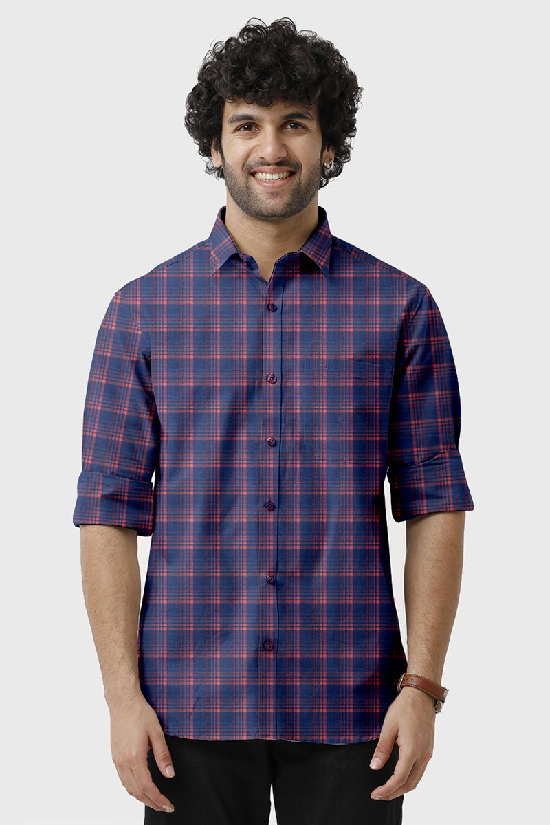 Vista checked shirt for men