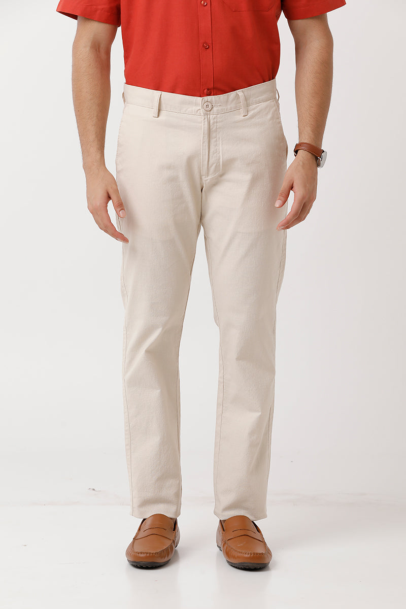 Cotton Slub Trousers