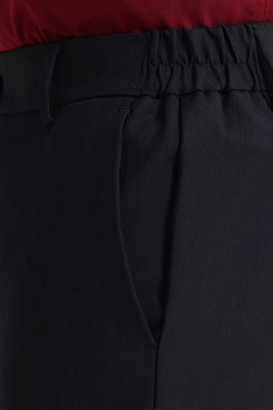 Men's stretchable formal trousers.
