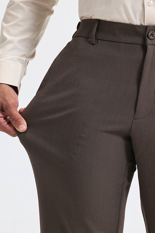 Smart fit trousers formal pants for men.