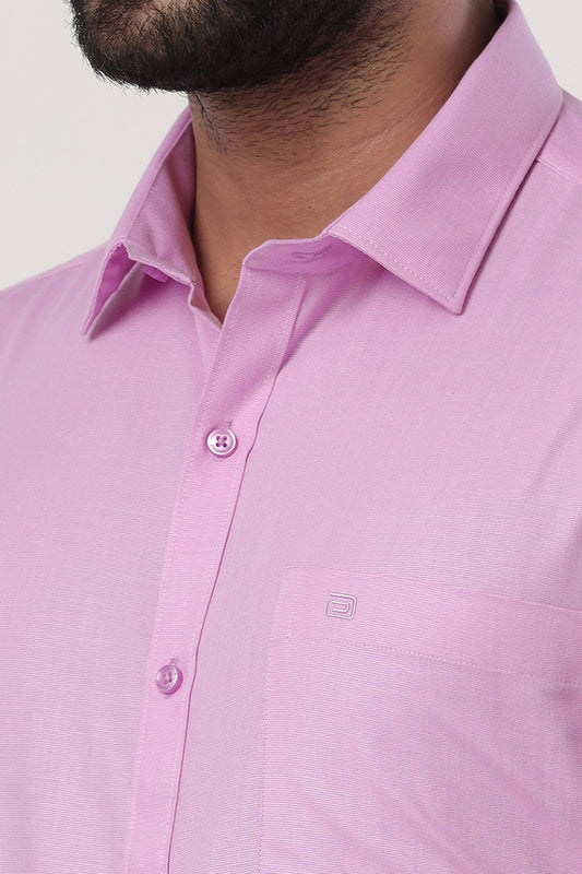 Super Soft - Taffy Pink Formal Shirts for Men | Ariser