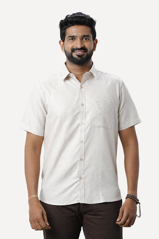 Tan Armani formal shirt