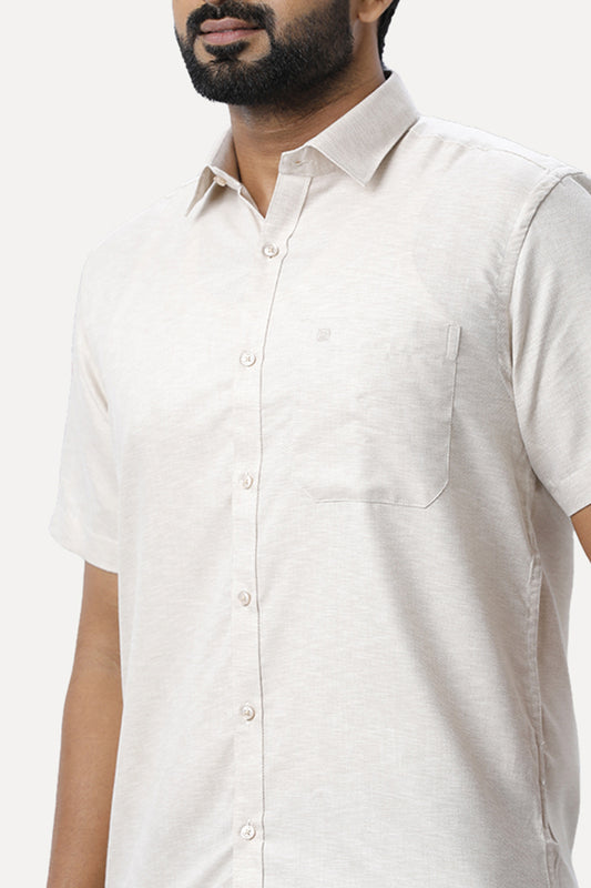 Armani Tan formal Shirt