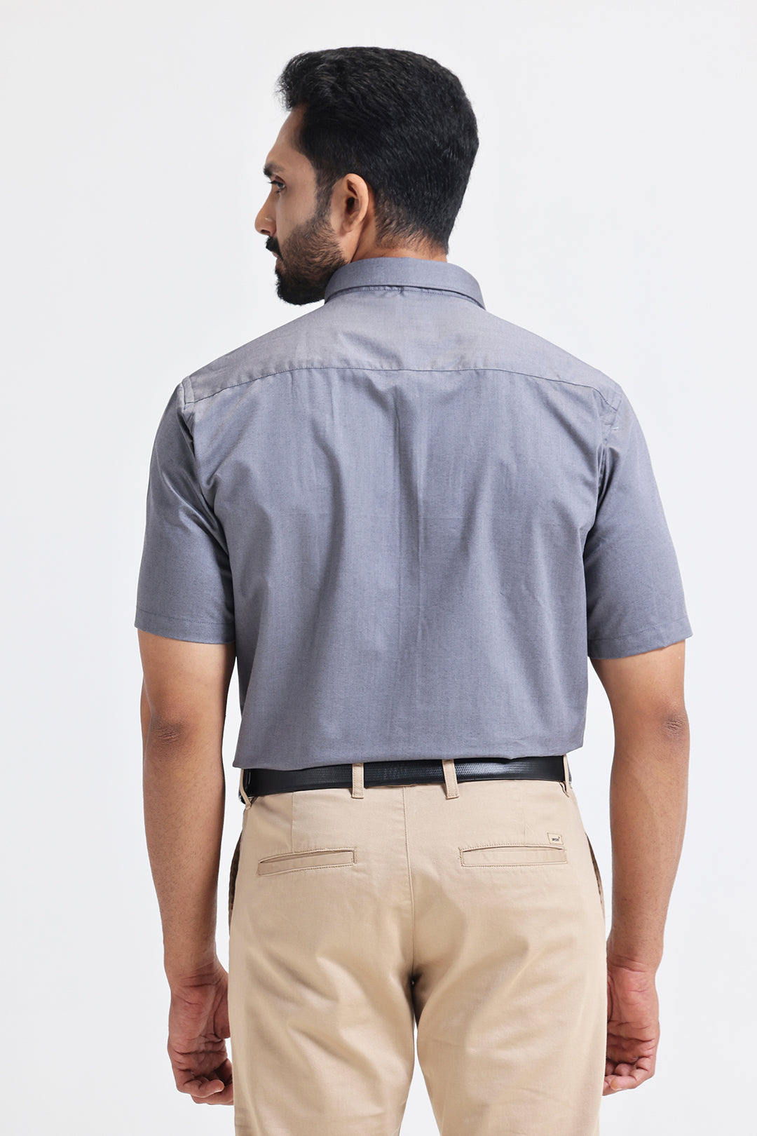 Classic gray business shirts for men by Ariser