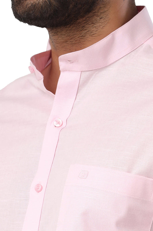 Neo - Baby Pink Formal Shirt For Men | Ariser