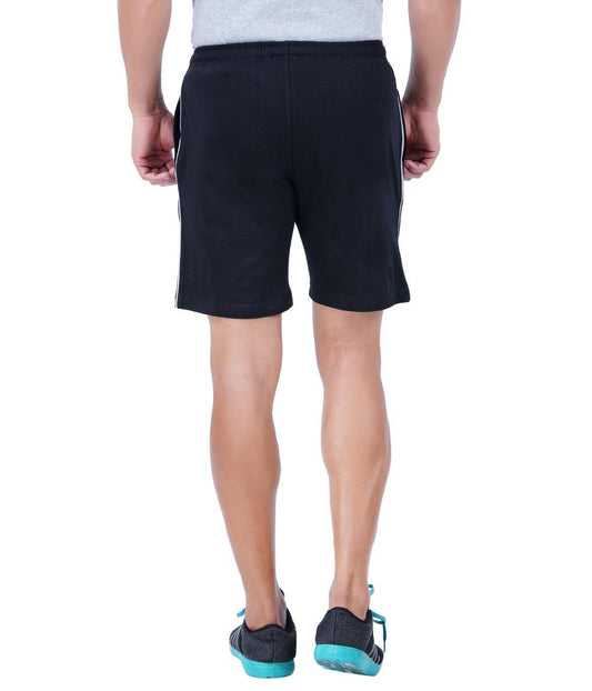 Shorts - Black Knitted Shorts For Mens | Ariser