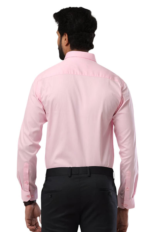 Monti - Baby Pink Formal Shirts for Men | Ariser