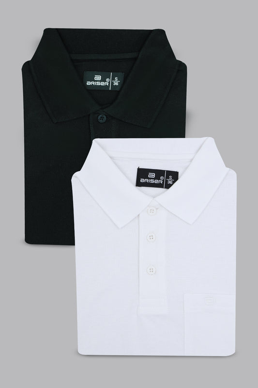 tennis polo t shirts pack of 2 for men