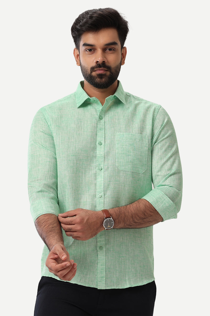 Green Formal Shirts
