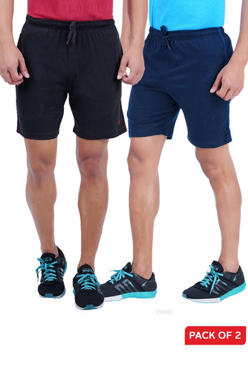 Shorts - Knitted Shorts For Mens Combo Pack Of 2 | Ariser