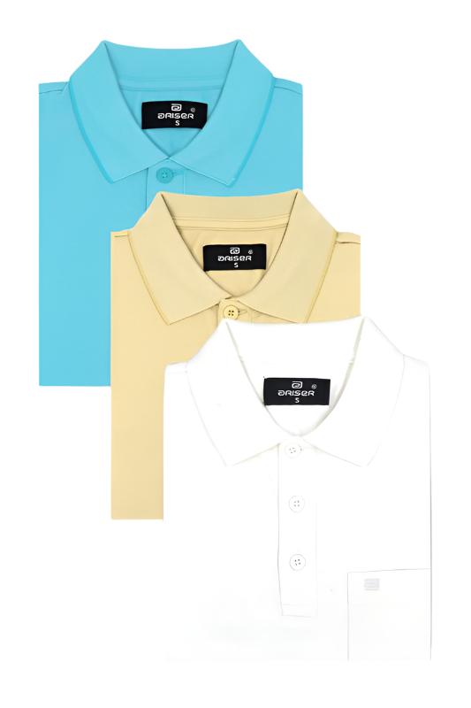 Golf Polo - Collar T-Shirts Pack Of 3 Combo For Men | Ariser