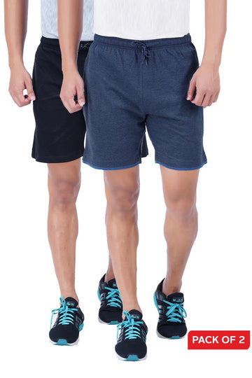 Shorts - Knitted Shorts For Mens Combo Pack Of 2 | Ariser