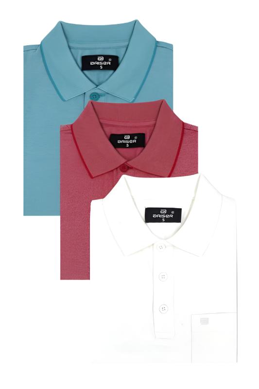 Golf Polo - Multicolor T-Shirts Pack Of 3 Combo For Men | Ariser