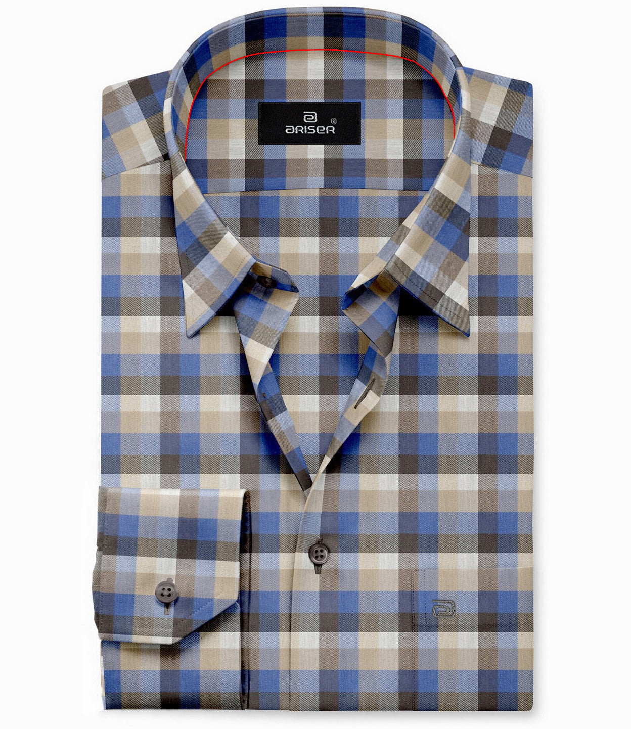 vegas cotton checked shirt