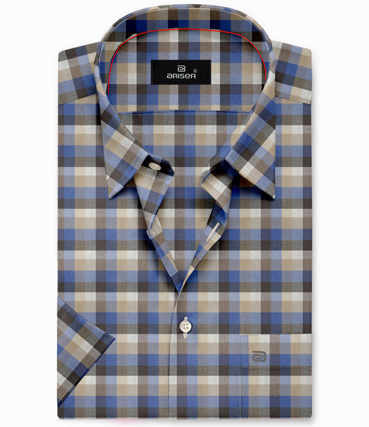 vegas cotton check shirt