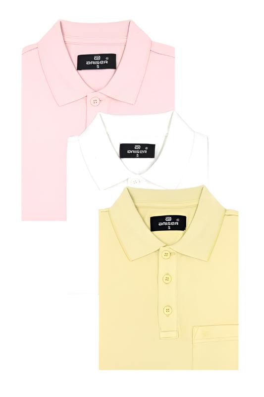 Golf Polo - Collar T-Shirts Pack Of 3 Combo For Men | Ariser