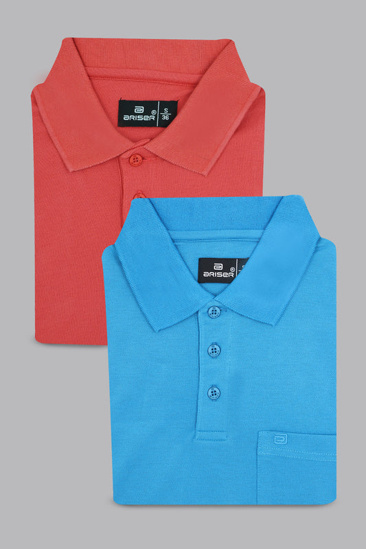 tennis polo t shirts pack of 2 for men