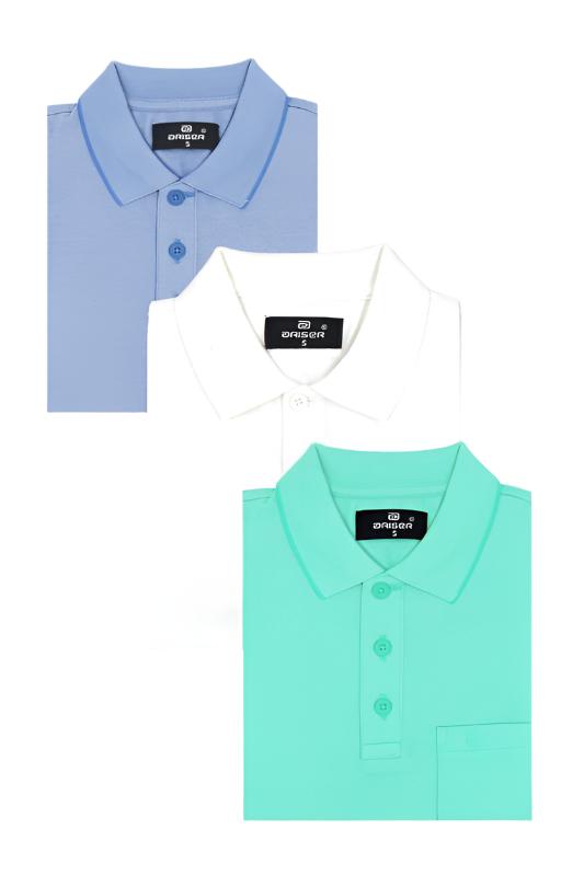 Golf Polo - Collar T-Shirts Pack Of 3 Combo For Men | Ariser