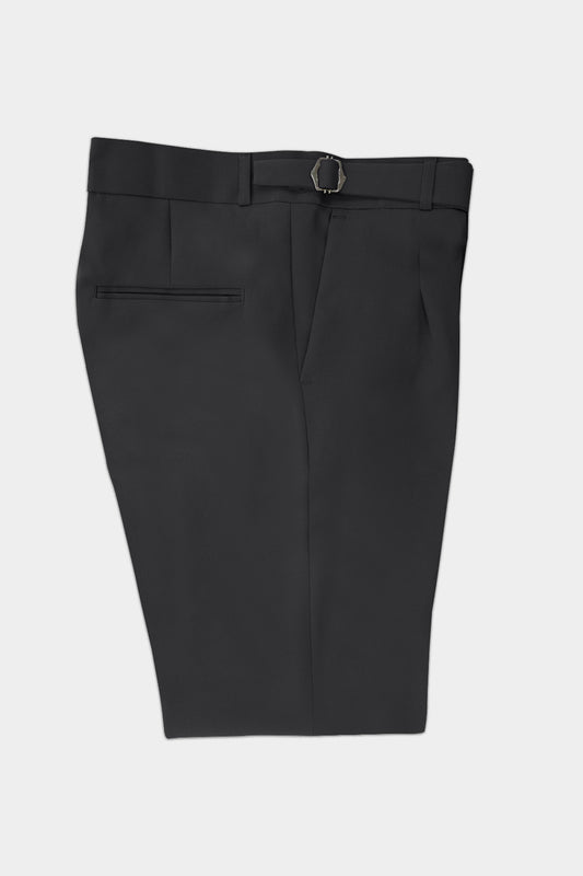 Gurkha - Classic Black Trousers For Men | Ariser