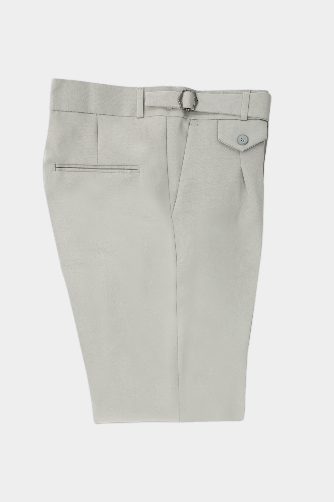 Gurkha light ash grey trousers men