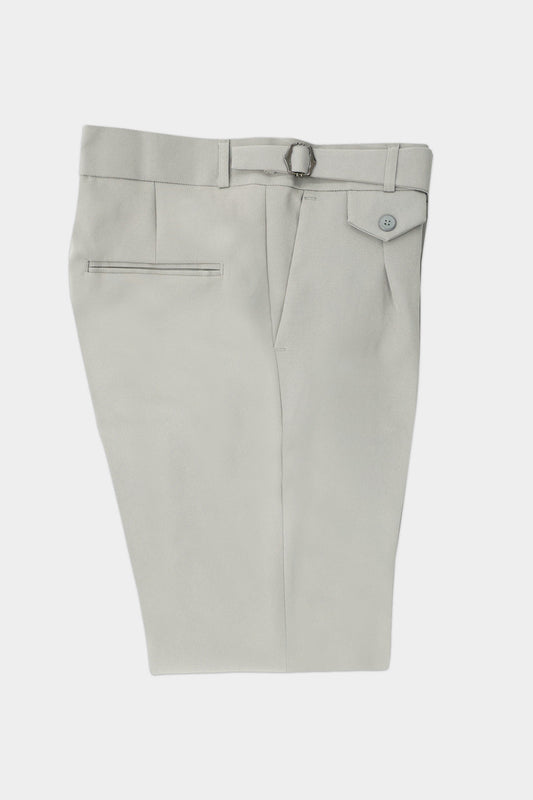 Gurkha light ash grey trousers men