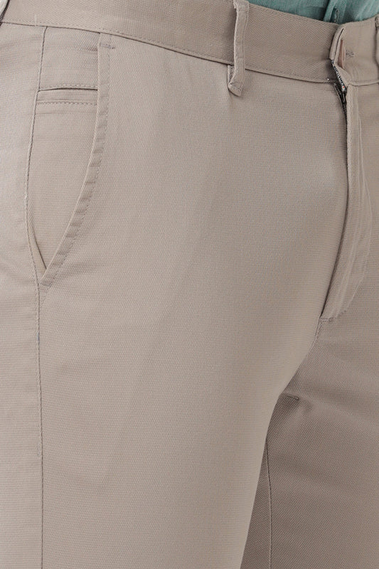 Monaco - Light Grey Trouser For Men | Ariser