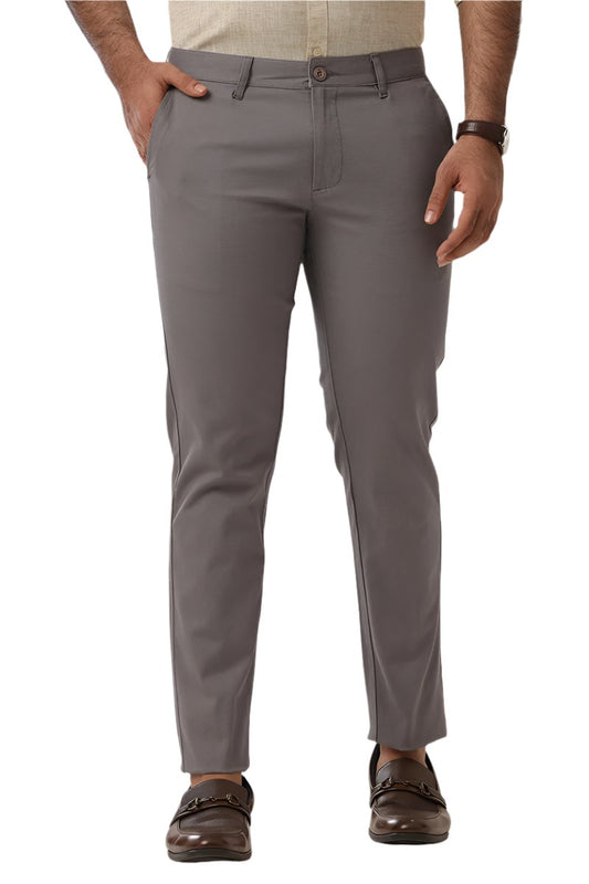 Monaco - Gray and Steel Gray Pack of 2 Trousers For Men | Ariser