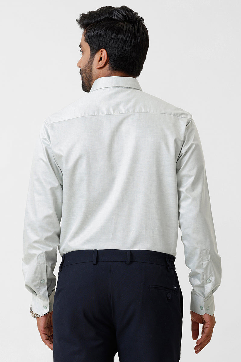 solid color shirt