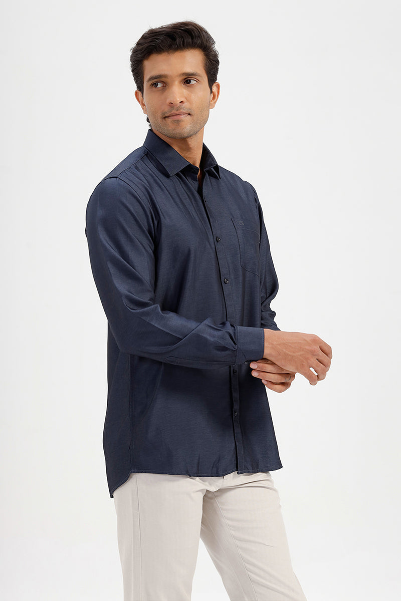 Navy Charcoal Formal Shirts