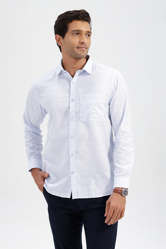 Men's Casual Poly Cotton Shirt