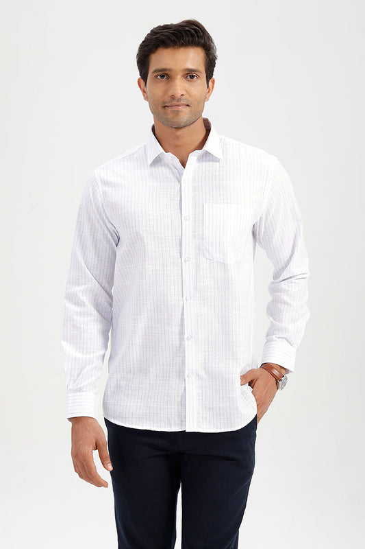 Men's Casual Poly Cotton Shirt