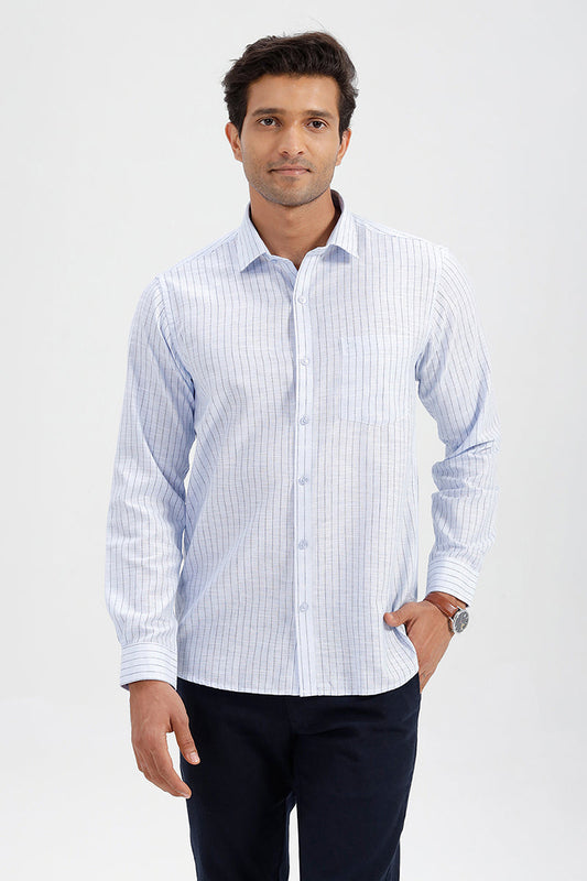Men's Casual Poly Cotton Shirt