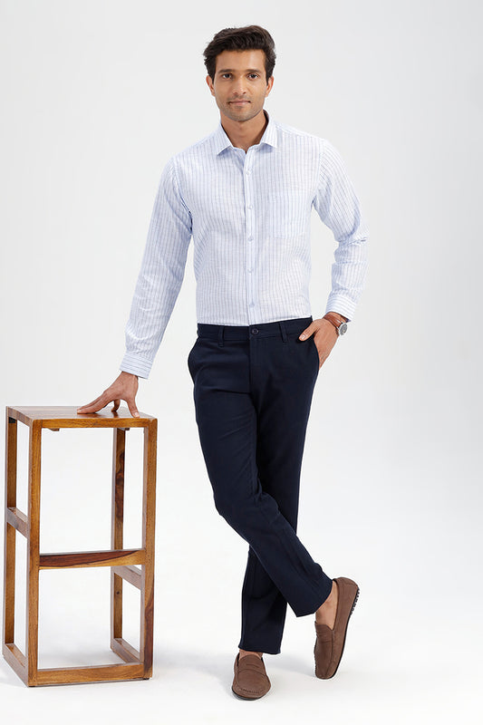 Crystal White shirt set men