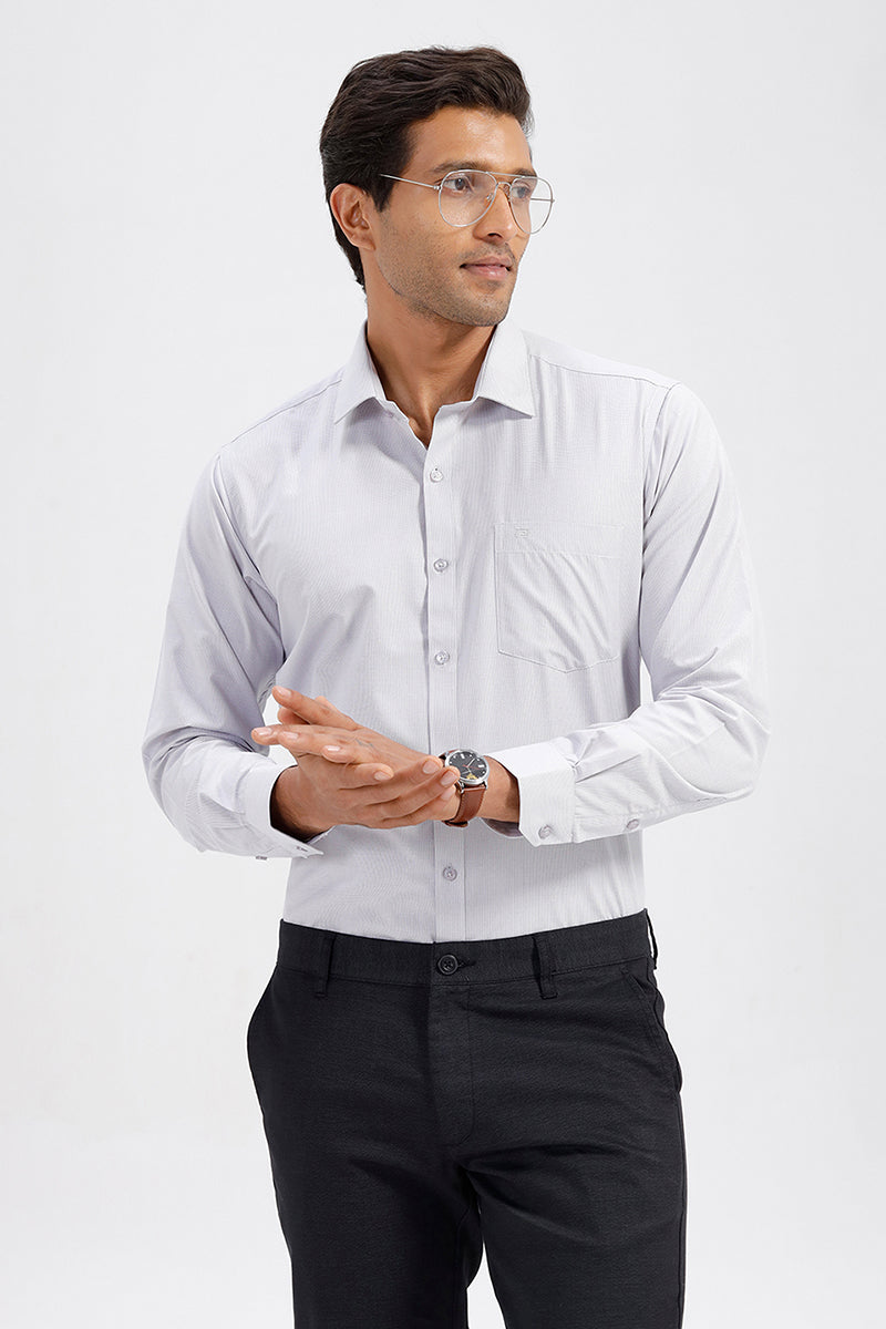 Men's Bright Blue Office Shirt