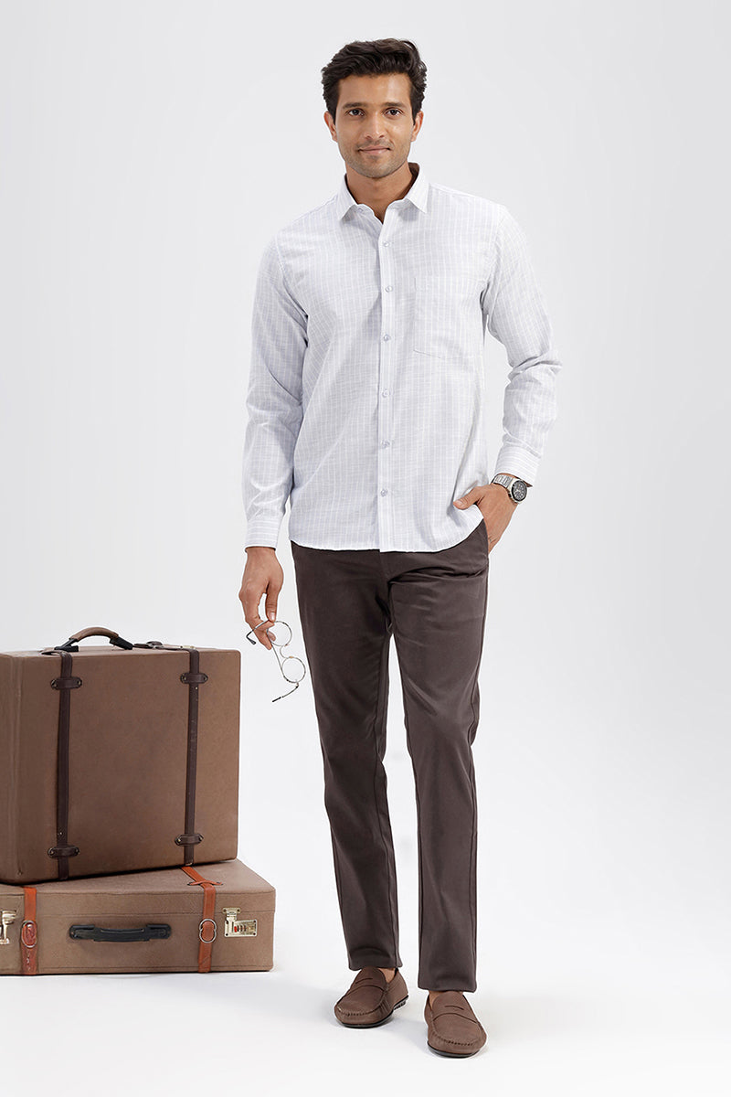 formal shirt and chino trouser combo for men