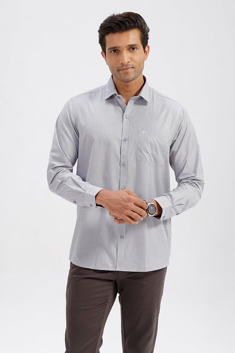 Charcoal Gray Formal Shirt