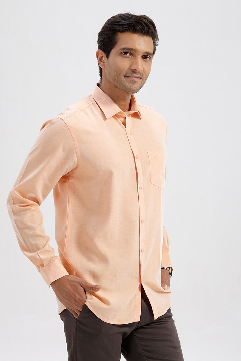 Formal Peach Shirt