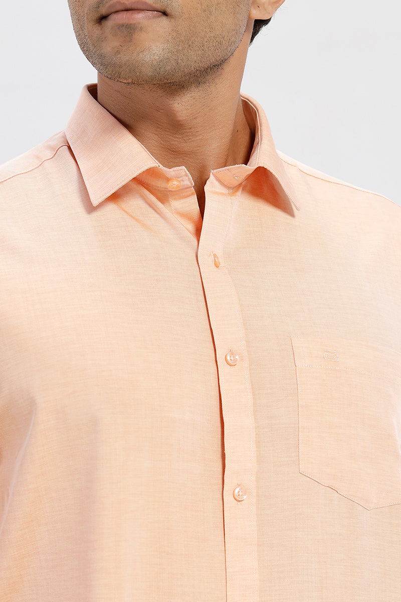 Peach Formal Shirt