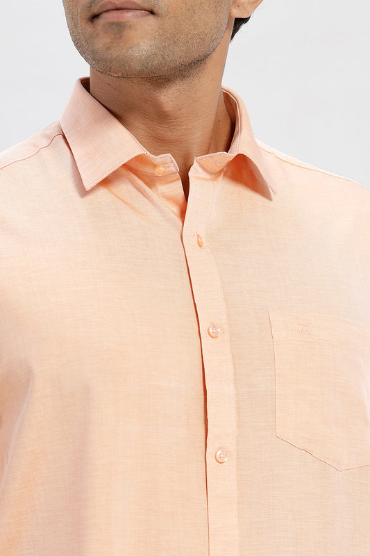 Peach Formal Shirt