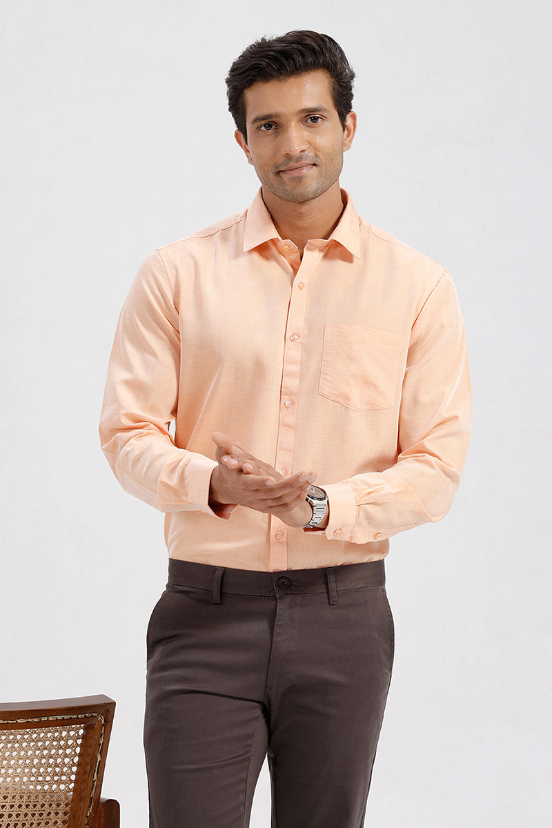 Formal Peach Shirt