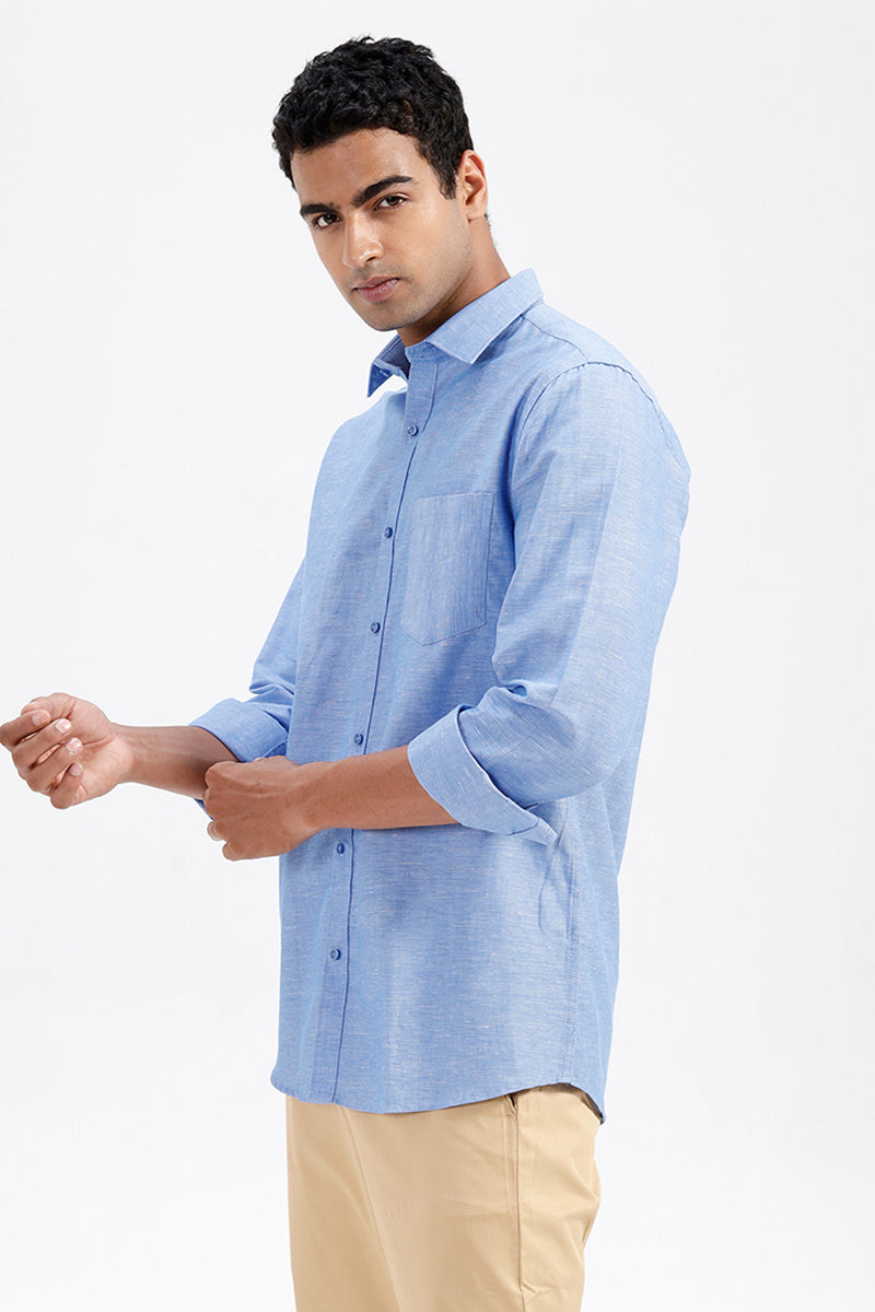Sky Blue Cotton Shirt
