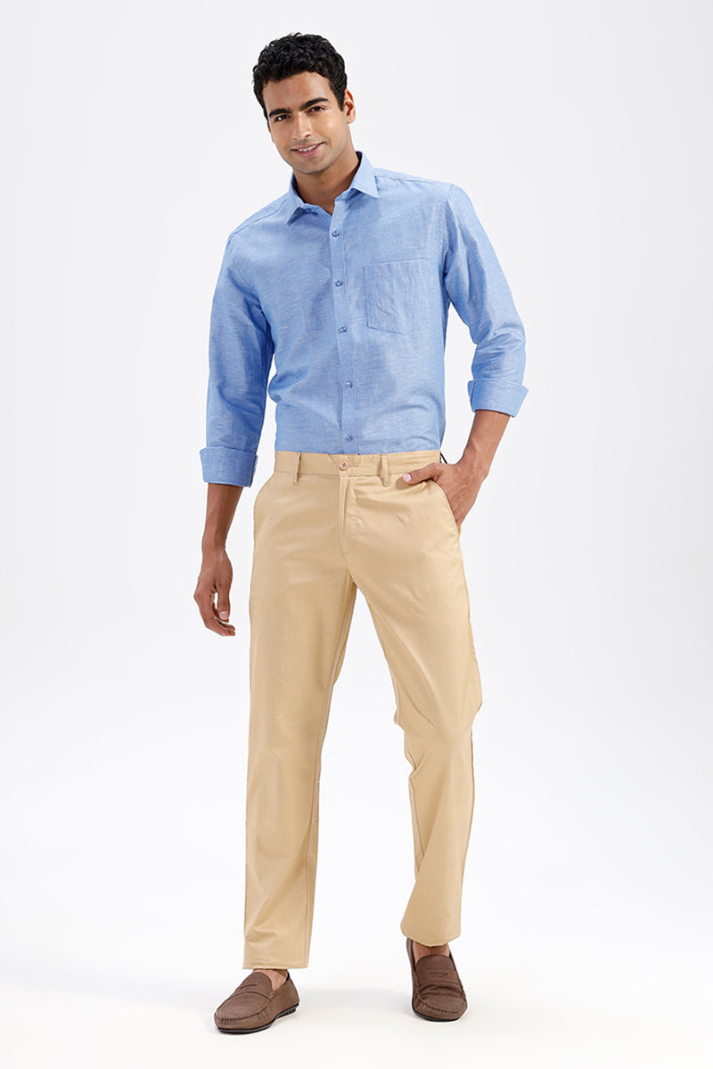 Sky blue Mens Formal Shirt