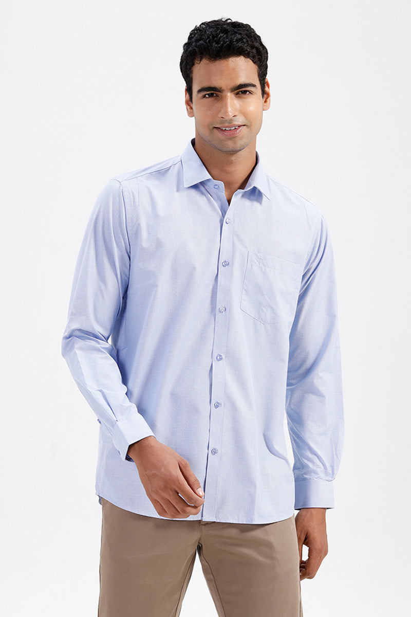  Bright Blue Formal Shirt