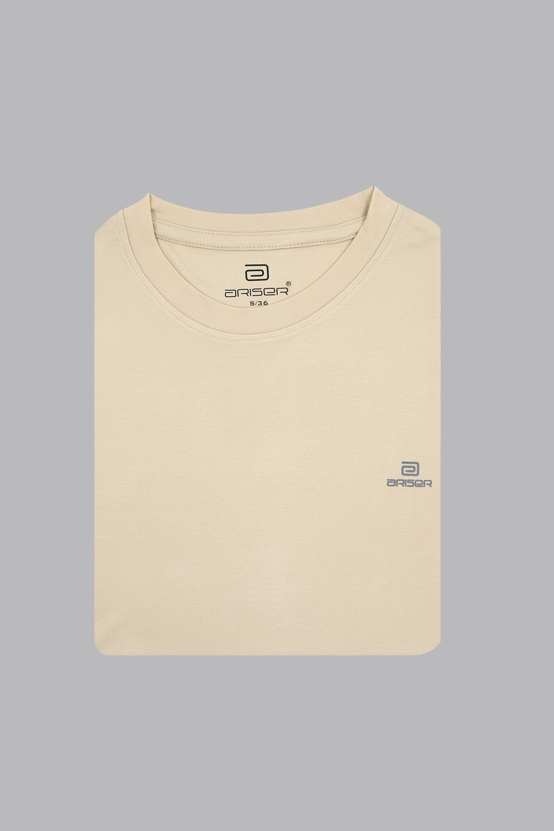 Off white round neck T-shirt for men