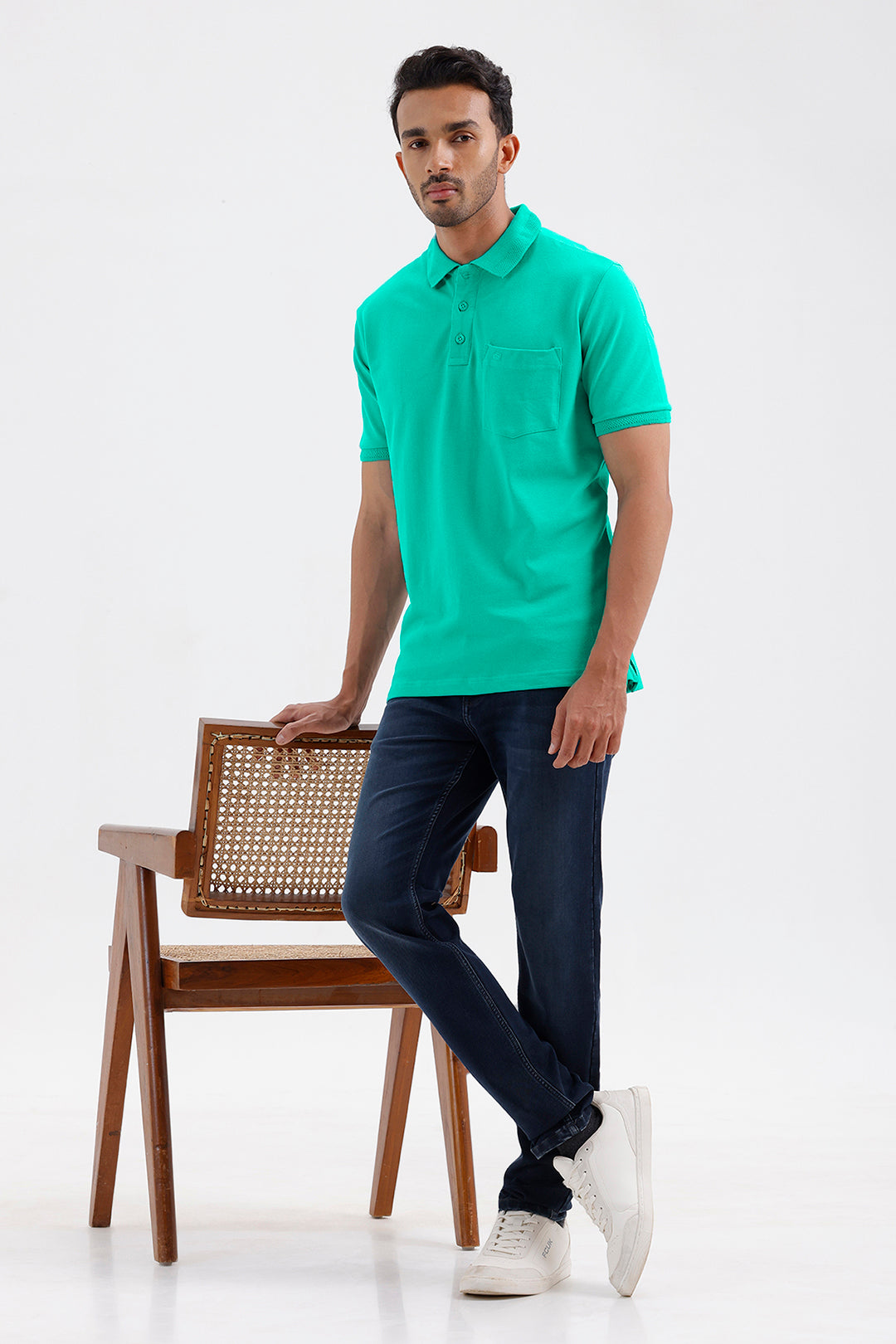 Comfortable Polo Neck T-Shirt